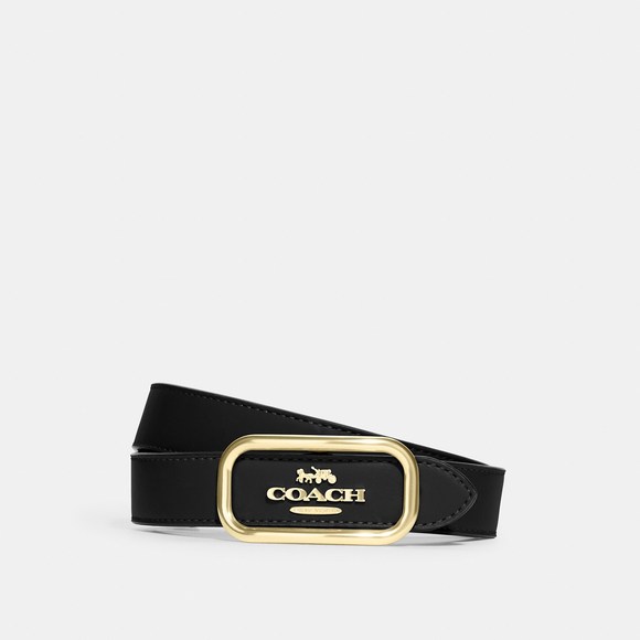 NWT Coach Outlet Morgan Rectangle Buckle Belt, 25 Mm - Picture 1 of 2